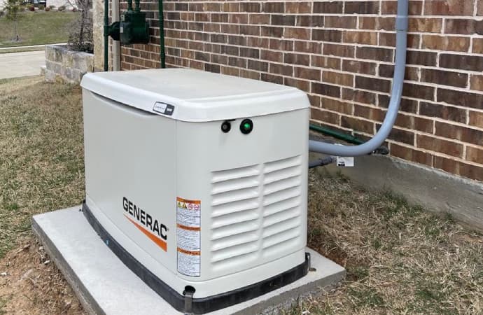 Professional home generator installation